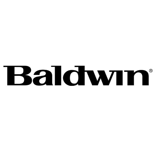 Baldwin logo – luxury brand known for high-end door locks and hardware