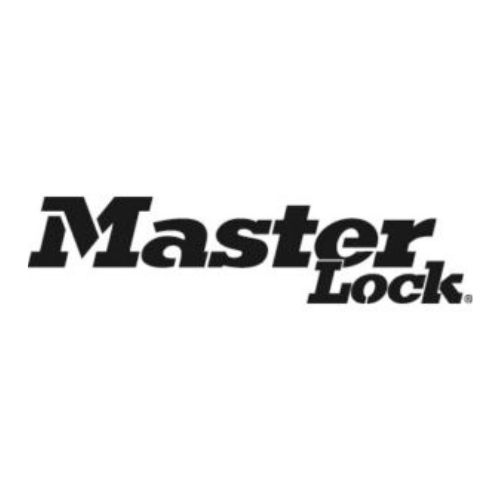 Master Lock logo in bold black font – trusted brand for padlocks and commercial security